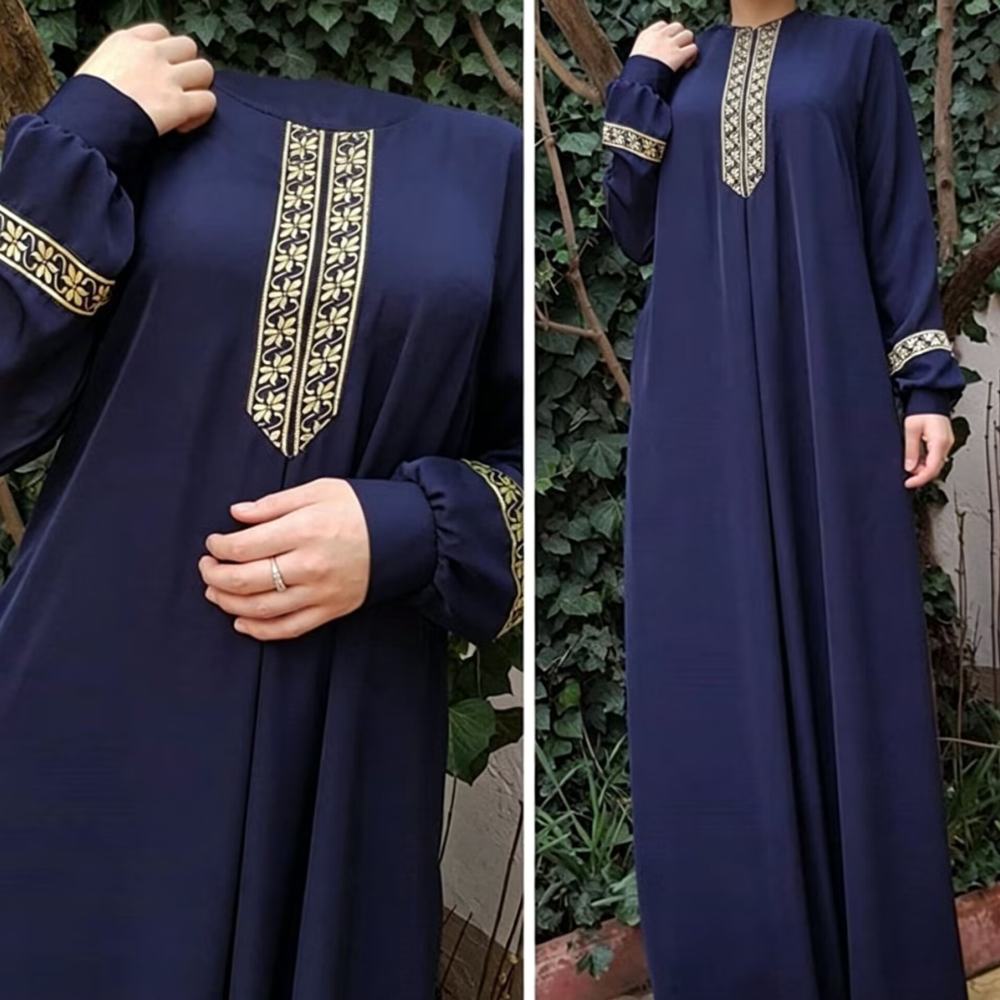 Ethnic Fashion Clothing - Gaun Maxi Motif Bunga Serbaguna, Model