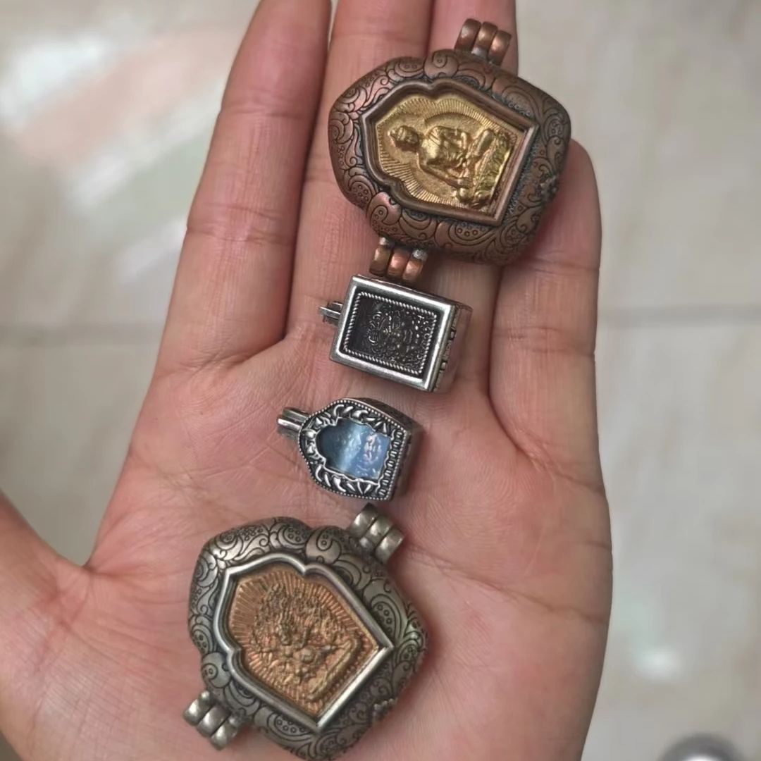 Ethnic Fashion Boutique - 10 Buah/Lot Liontin Elemen Tibet Butik