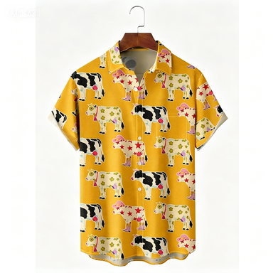 Ethnic Fashion Clothing - Kemeja Kucing Bunga Pantai Hawaii Modis