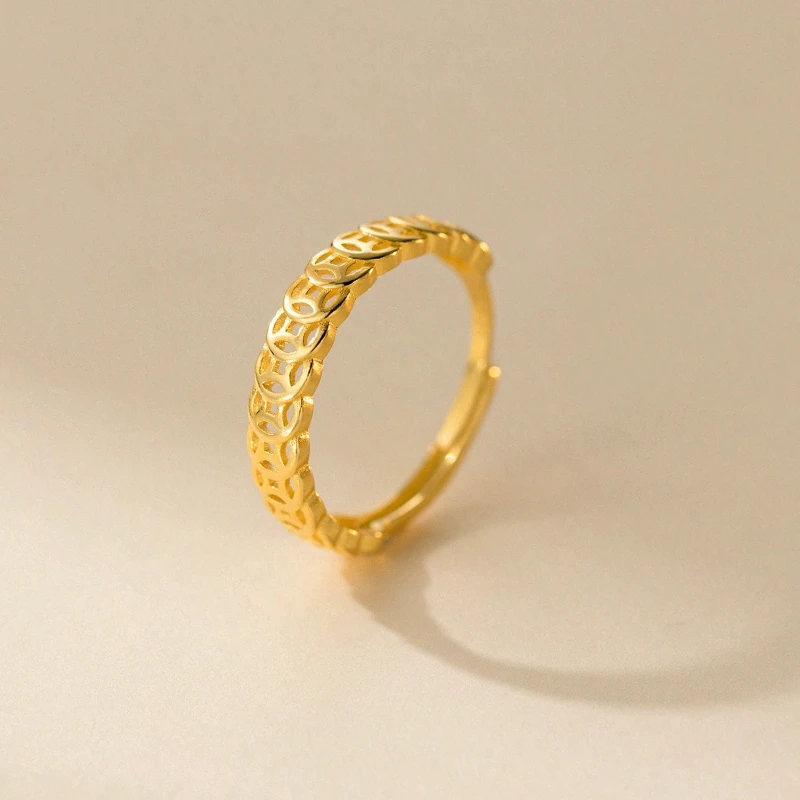1 buah Cincin Koin Retro yang  - Ethnic Luxe Fashion ulasan dan harga