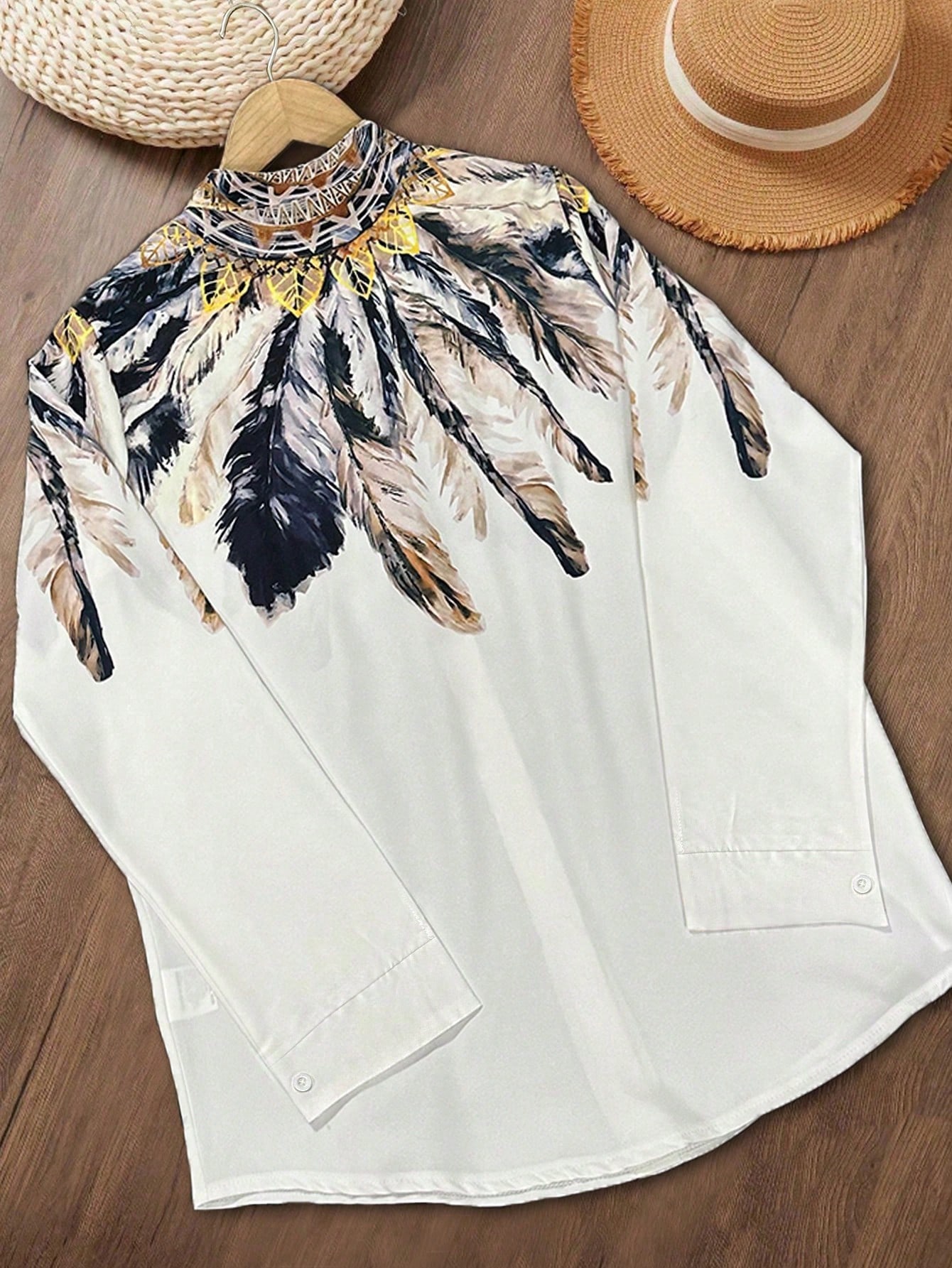 Kemeja wanita lengan panjang s - Ethnic Fashion Clothing ulasan dan harga