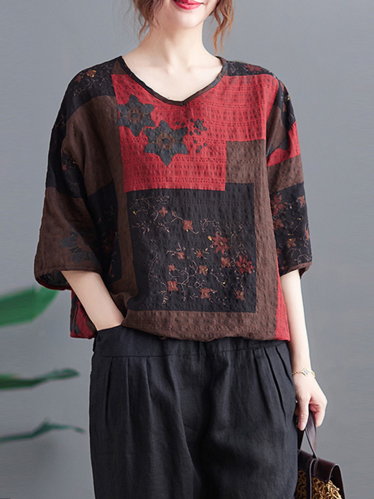 Kaos lengan pendek berbahan ka - Ethnic Fashion Clothing ulasan dan harga