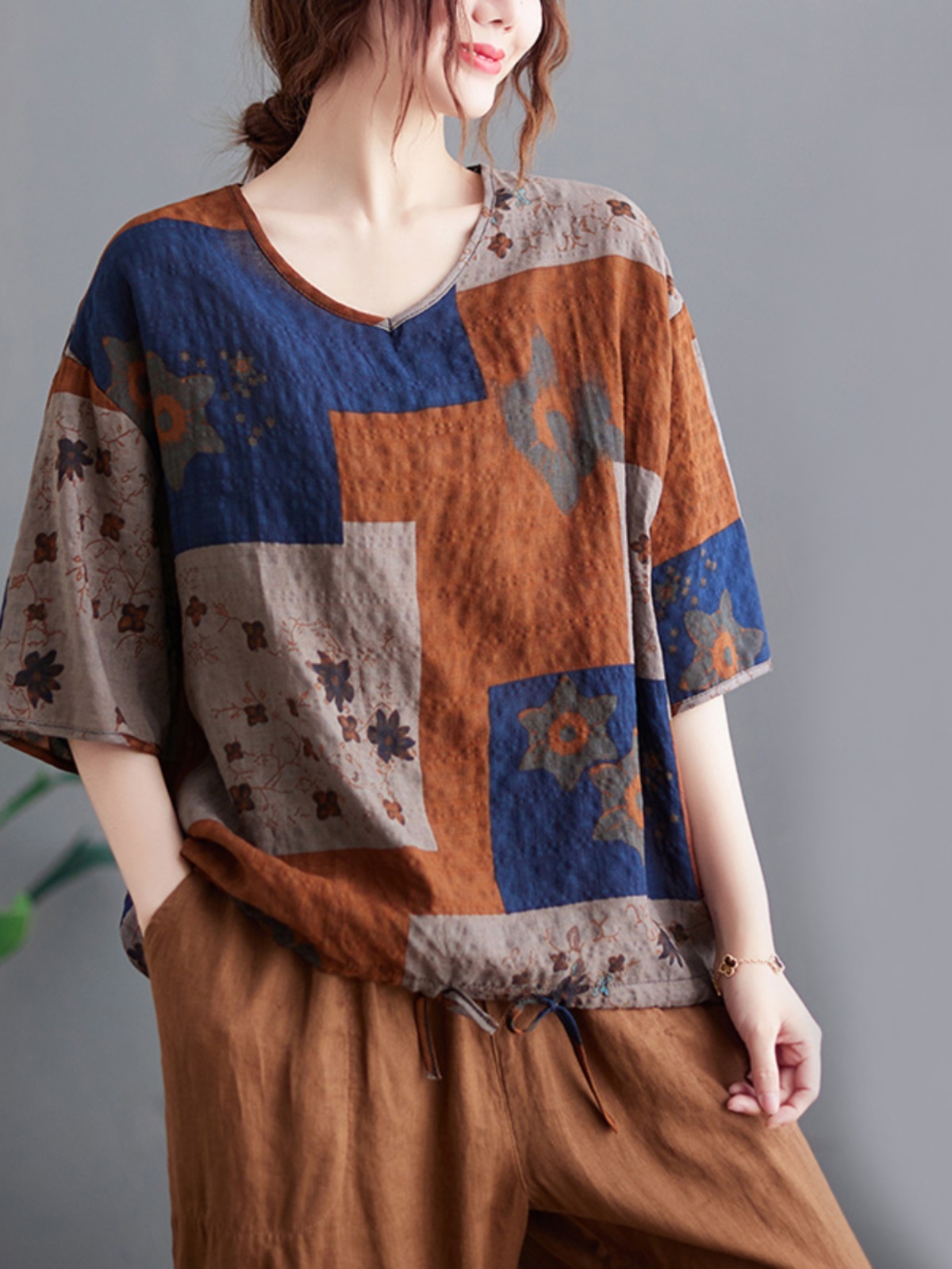 Kaos lengan pendek berbahan ka - Ethnic Fashion Clothing ulasan dan harga