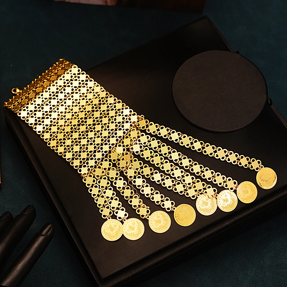 Tassles koin baru gelang perhi - Ethnic Luxe Fashion ulasan dan harga
