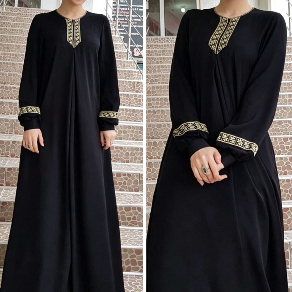 Gaun Maxi Motif Bunga Serbagun - Ethnic Fashion Clothing ulasan dan harga