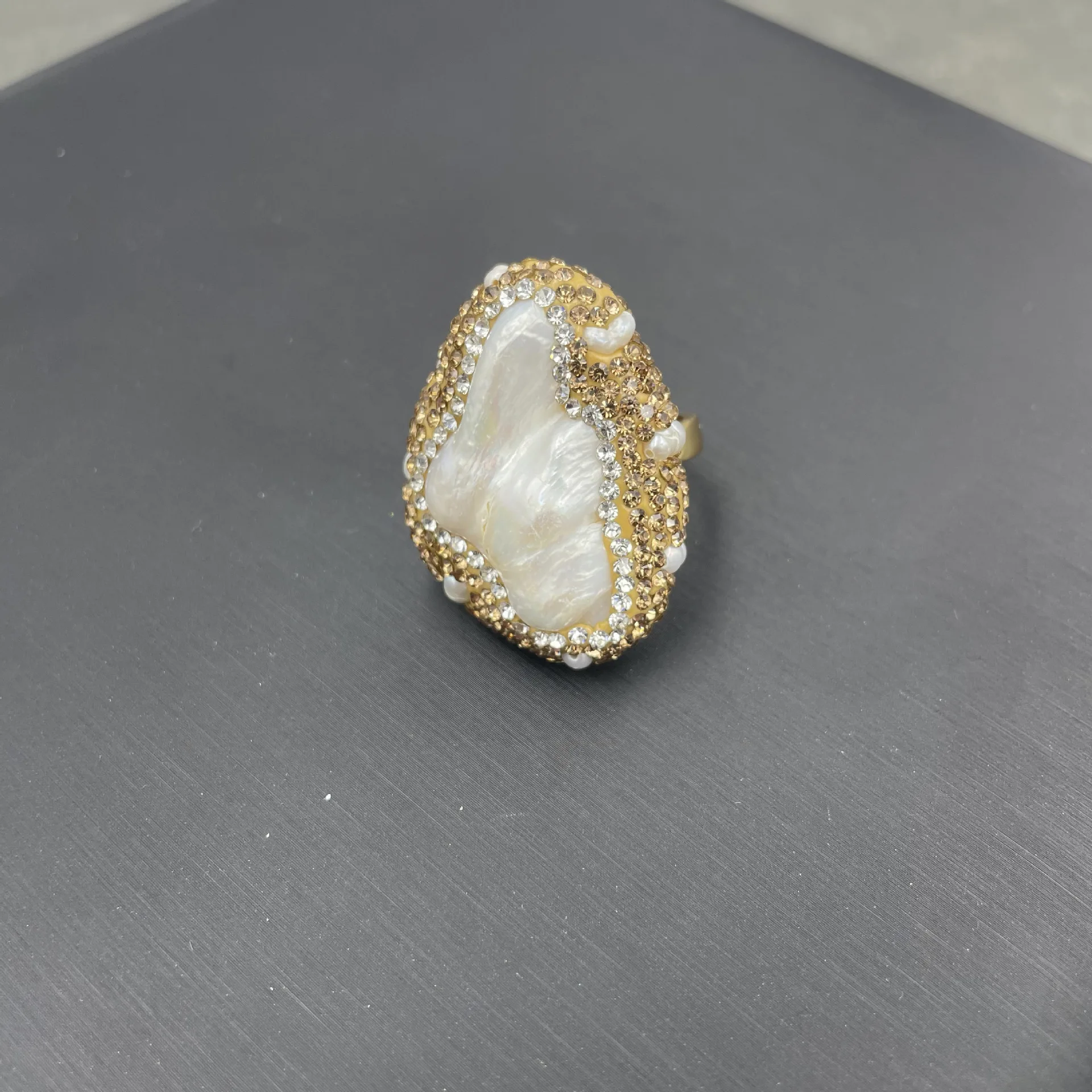 Cincin mutiara bentuk khusus B - Ethnic Fashion Boutique ulasan dan harga