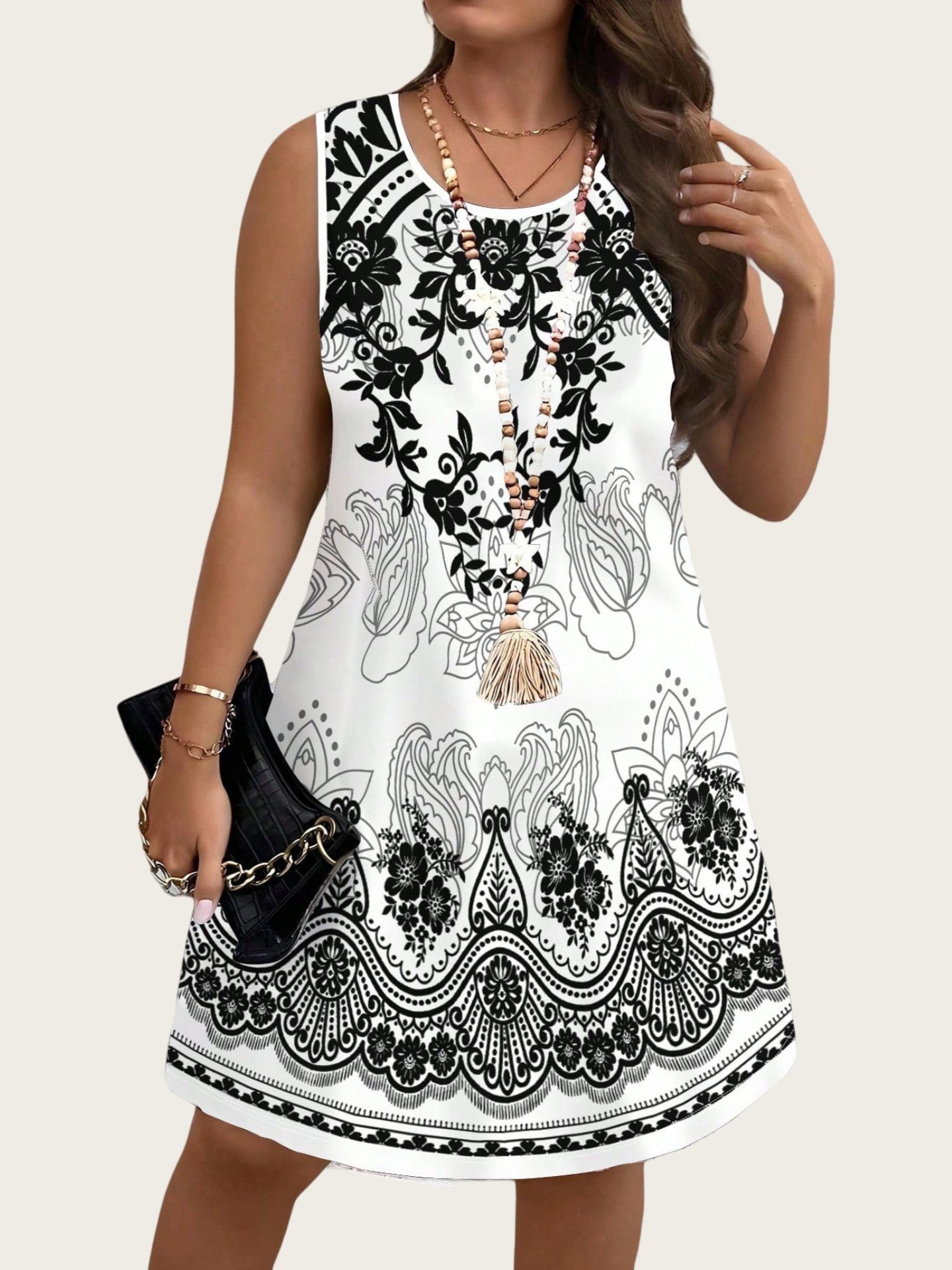 Gaun Vintage Gaya Etnik Gaun W - Ethnic Fashion Clothing ulasan dan harga