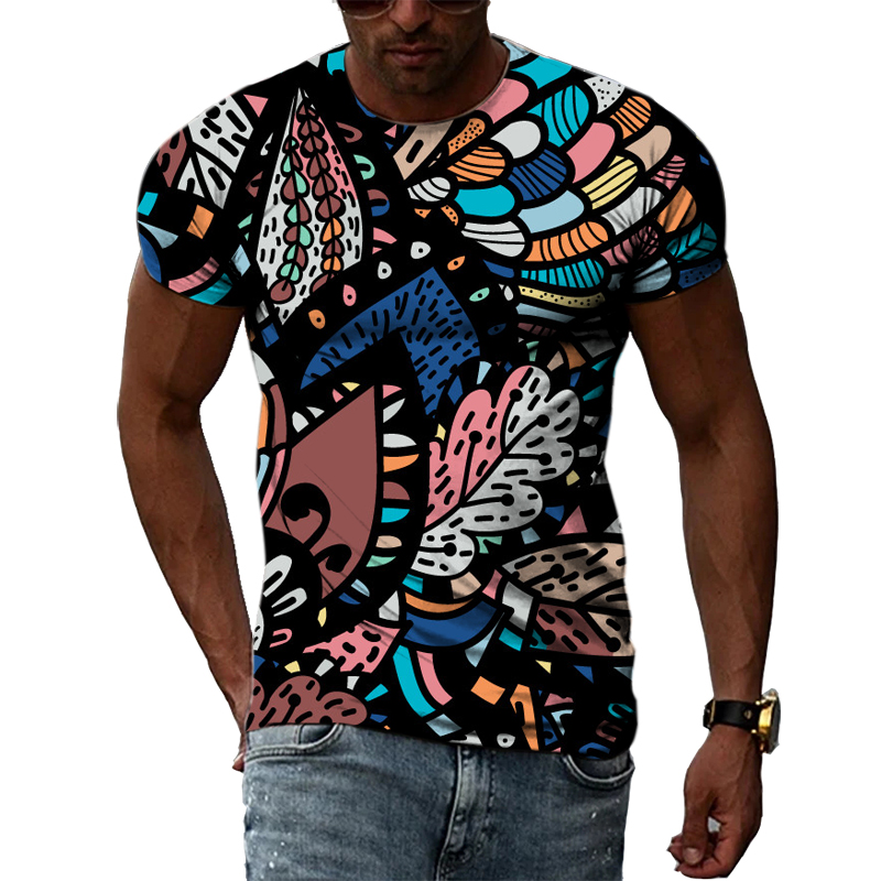 T-shirt Gambar Cetak Uniseks P - Men'S Ethnic Fashion Trends ulasan dan harga