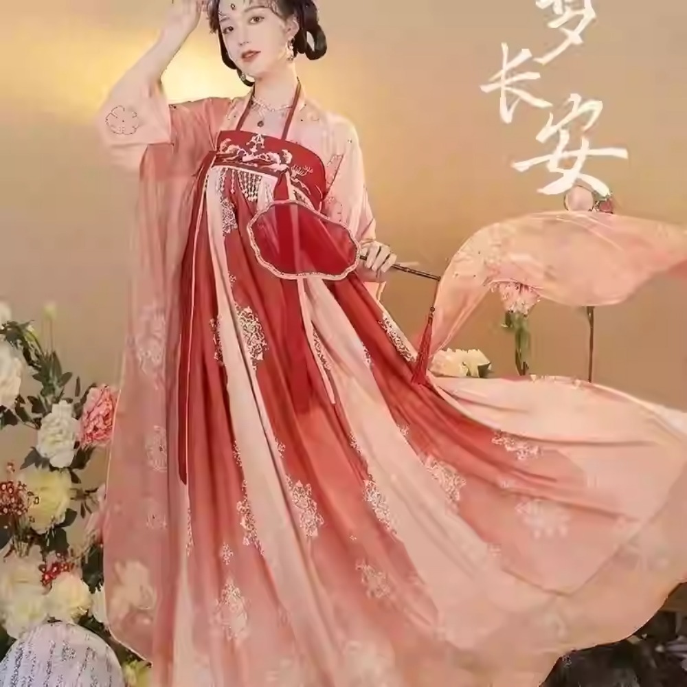 Hanfu Gaun Tradisional Tiongko - Ethnic Fashion Clothing ulasan dan harga