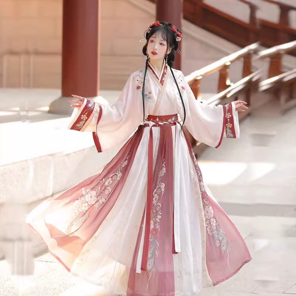 Hanfu Gaun Tradisional Tiongko - Ethnic Fashion Clothing ulasan dan harga