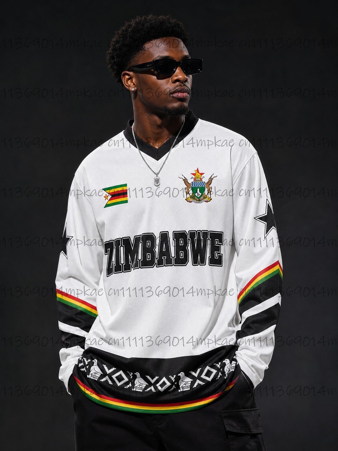 Kaos Pria Lengan Panjang V-Nec - Men'S Ethnic Fashion Trends ulasan dan harga